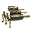 Used Lot of 3 Rectus Type 20 Pneumatic Quick Connect Couplers, 4mm Barb Hose