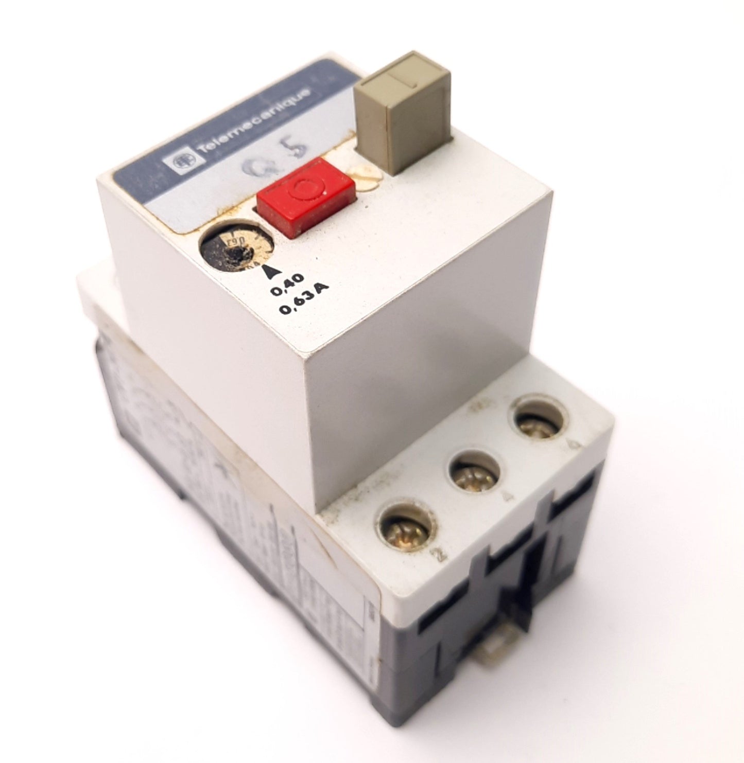 Used Telemecanique GV1-M04 Motor/Circuit Breaker 0.4 to 0.63A, 660V AC, 3-Pole