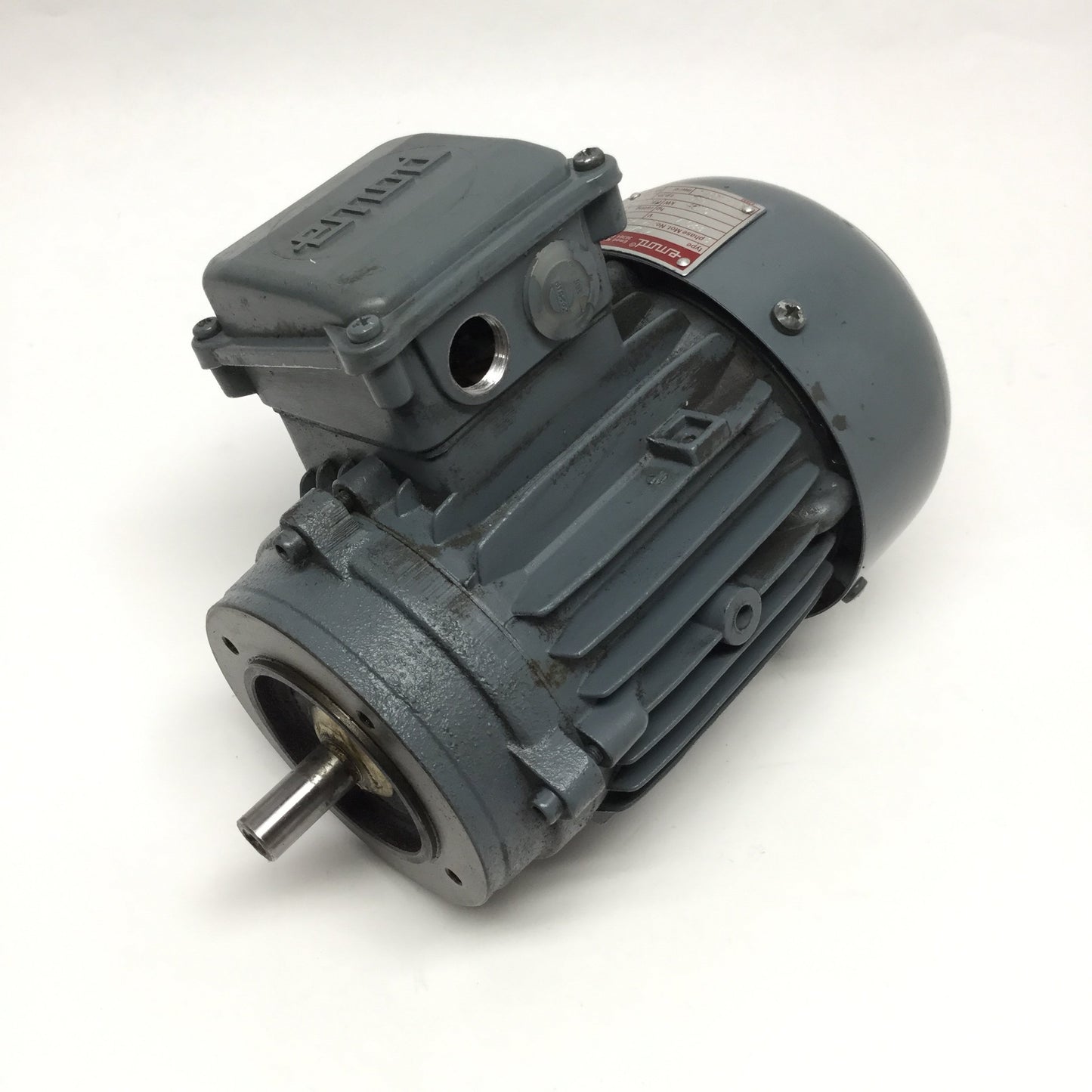Used Emod Motoren 71S/4 Motor 3-Phase 220VAC 60Hz, 1.4A, 1660RPM 0.25kW