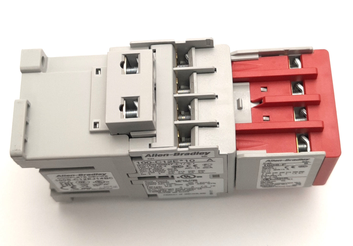 New – Open box Allen Bradley 100S-C12EJ14BC Guardmaster Safety Contactor, 3-Pole, Coil: 24VDC