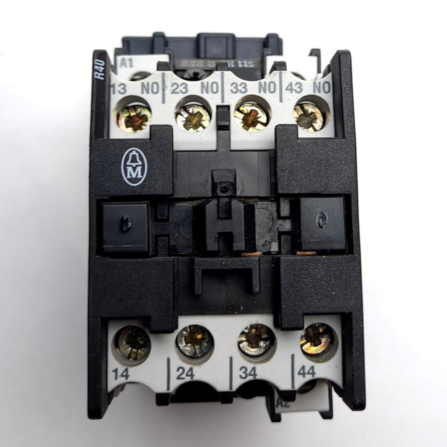 Used Moeller DILR40 Contactor, 4-Pole N/O, Coil: 230/240VAC, W/ Suppressor