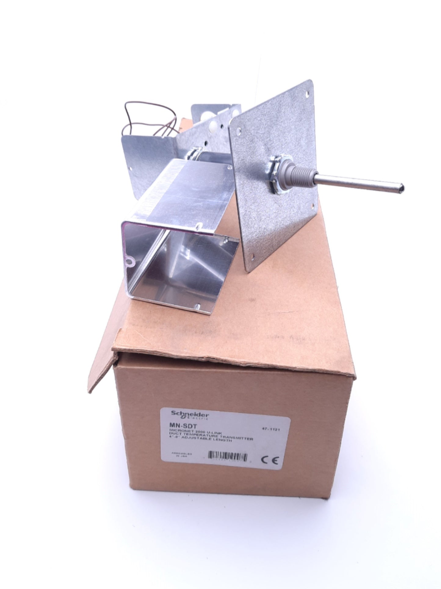 New Schneider MN-SDT Duct Temperature Transmitter 4"-8" Adjustable Length