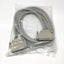 Open box L-Com CSMN37MM-10 Molded D-Sub Cable, 37-Pin DB37 Male-to-Male, 10ft Long