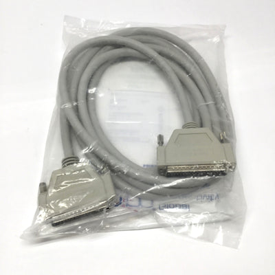 Open box L-Com CSMN37MM-10 Molded D-Sub Cable, 37-Pin DB37 Male-to-Male, 10ft Long