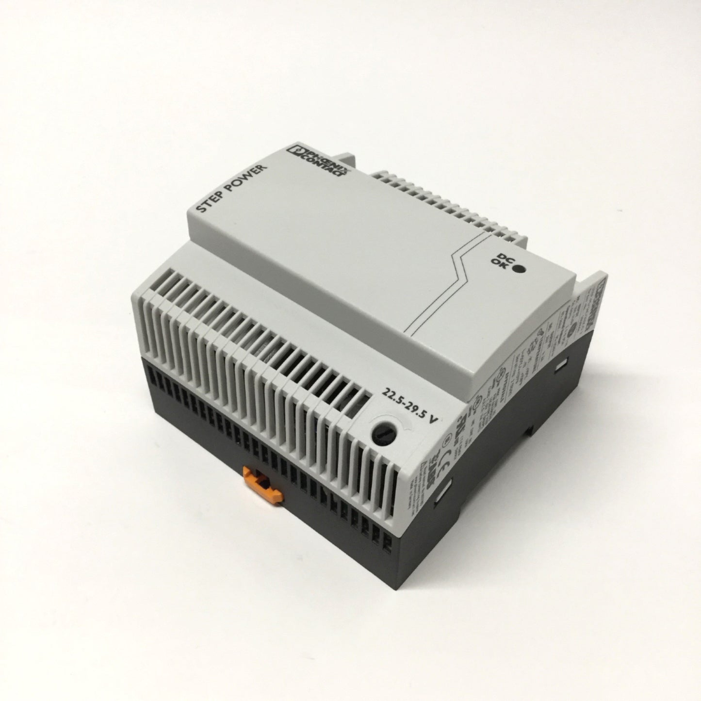 Used Phoenix STEP-PS/1AC/24DC/4.2 Power Supply 100-240VAC In, 24VDC 4.2A Out 100W