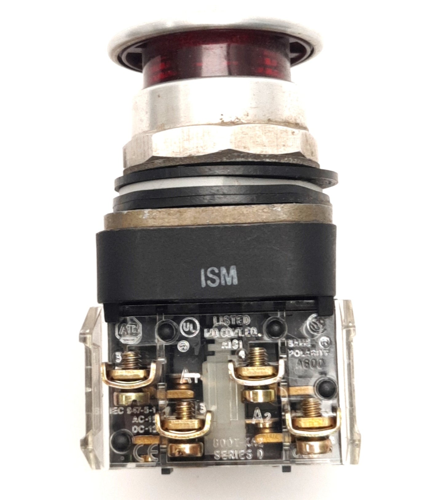 Used Allen Bradley 800T-FXP16A1 Illuminated Red Push/Pull E-Stop Switch, 120VAC