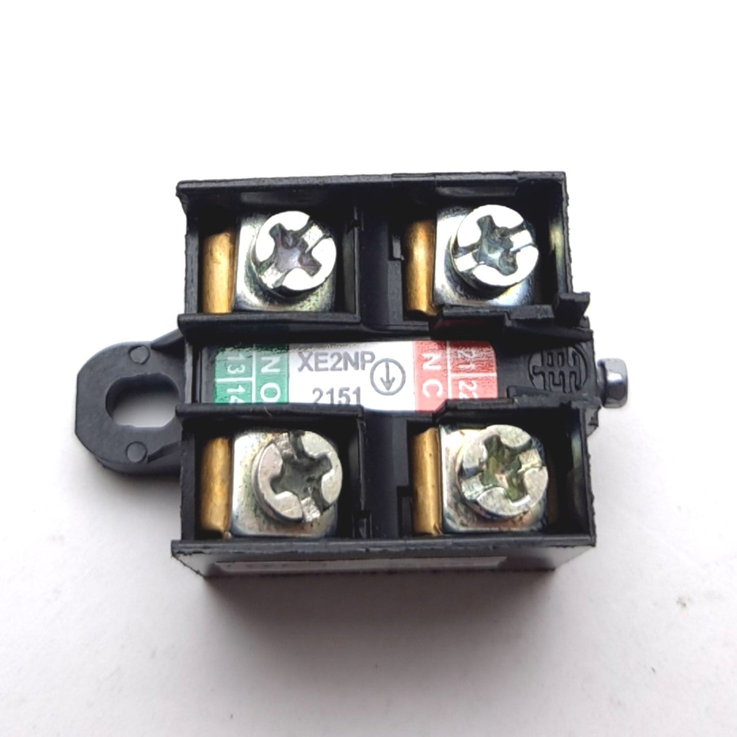 Used Telemecanique XE2NP 2151 Limit Switch Contact Block, 1x N/O 1x N/C Contacts