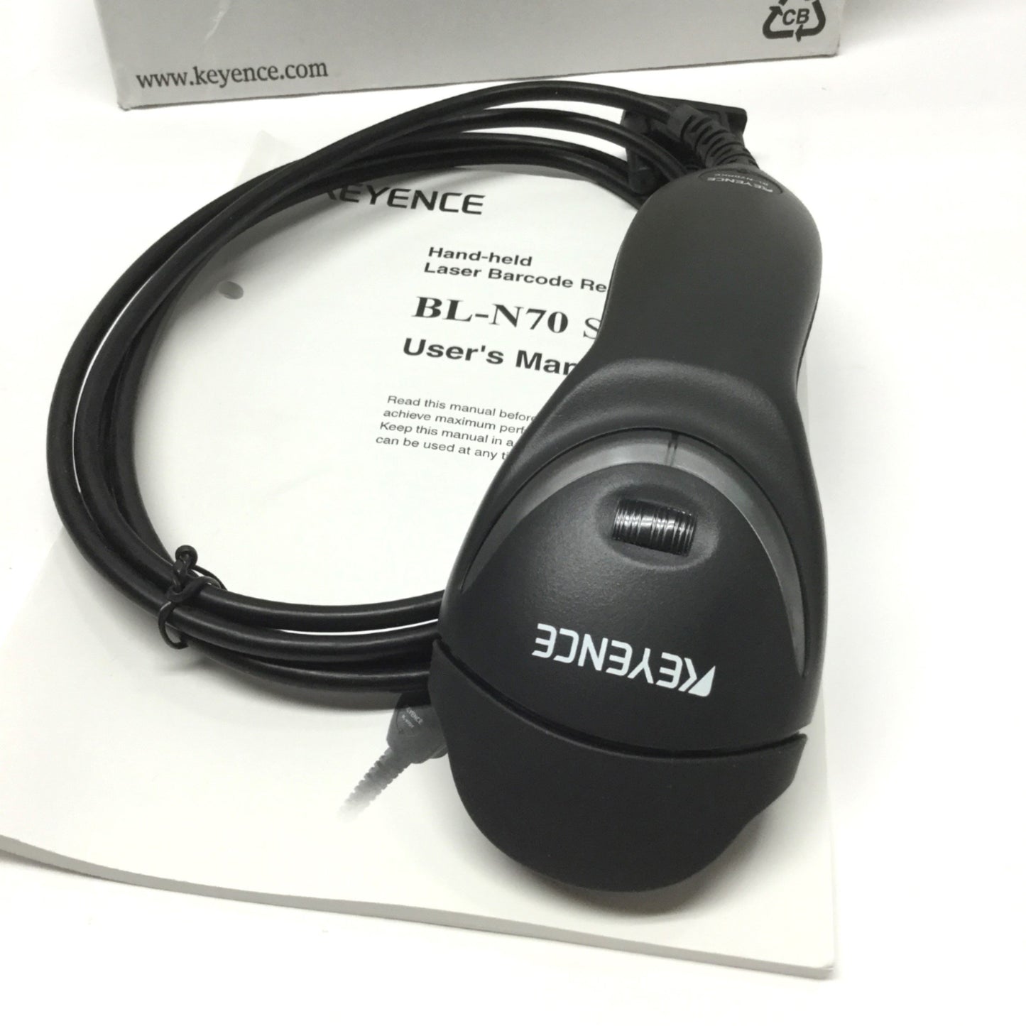 New – Open box Keyence BL-N70RKE Lightweight Laser Barcode Reader Scanner, RS-232C 9-Pin D-sub