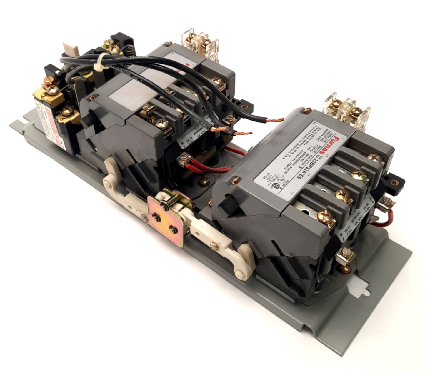 Used Siemens 22BP32A*E6 Furnas Reversing Motor Starter, 120v Coil, 600V 9A, & 75BF14
