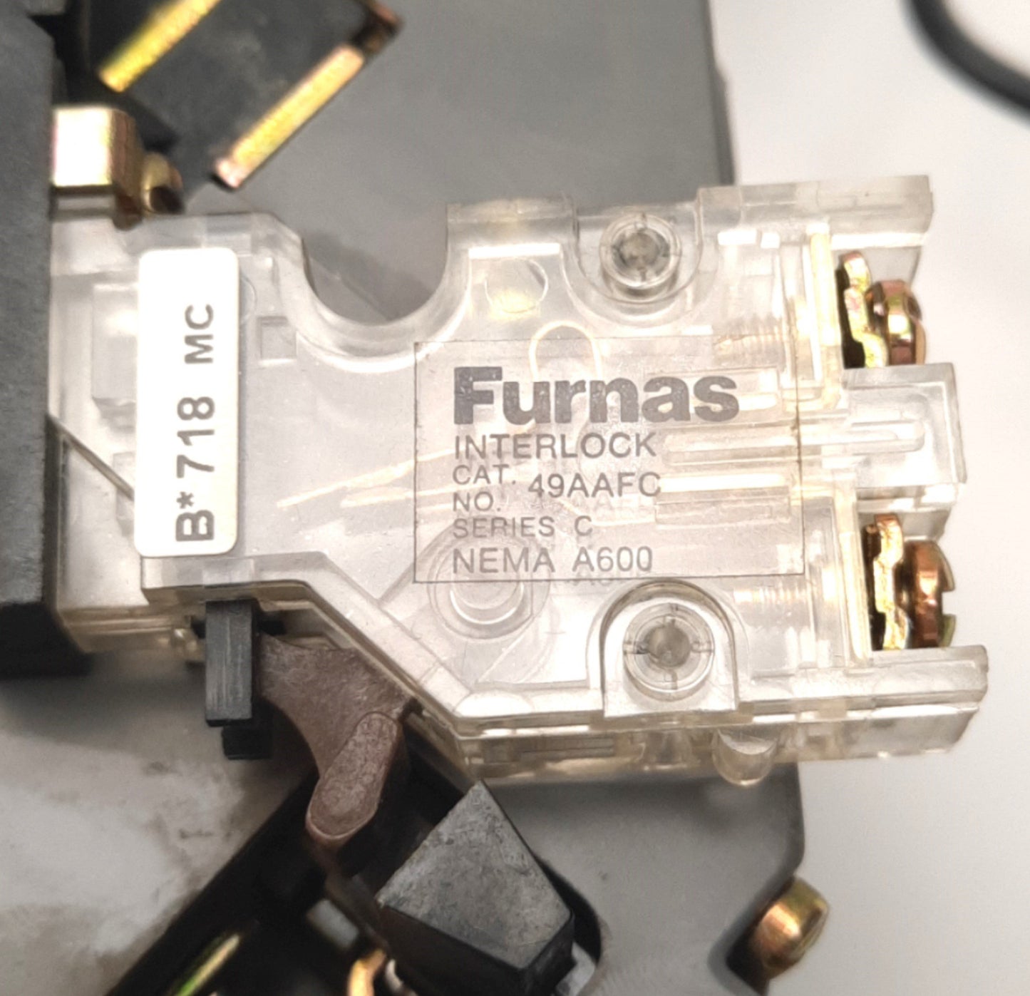 Used Siemens 22BP32A*E6 Furnas Reversing Motor Starter, 120v Coil, 600V 9A, & 75BF14