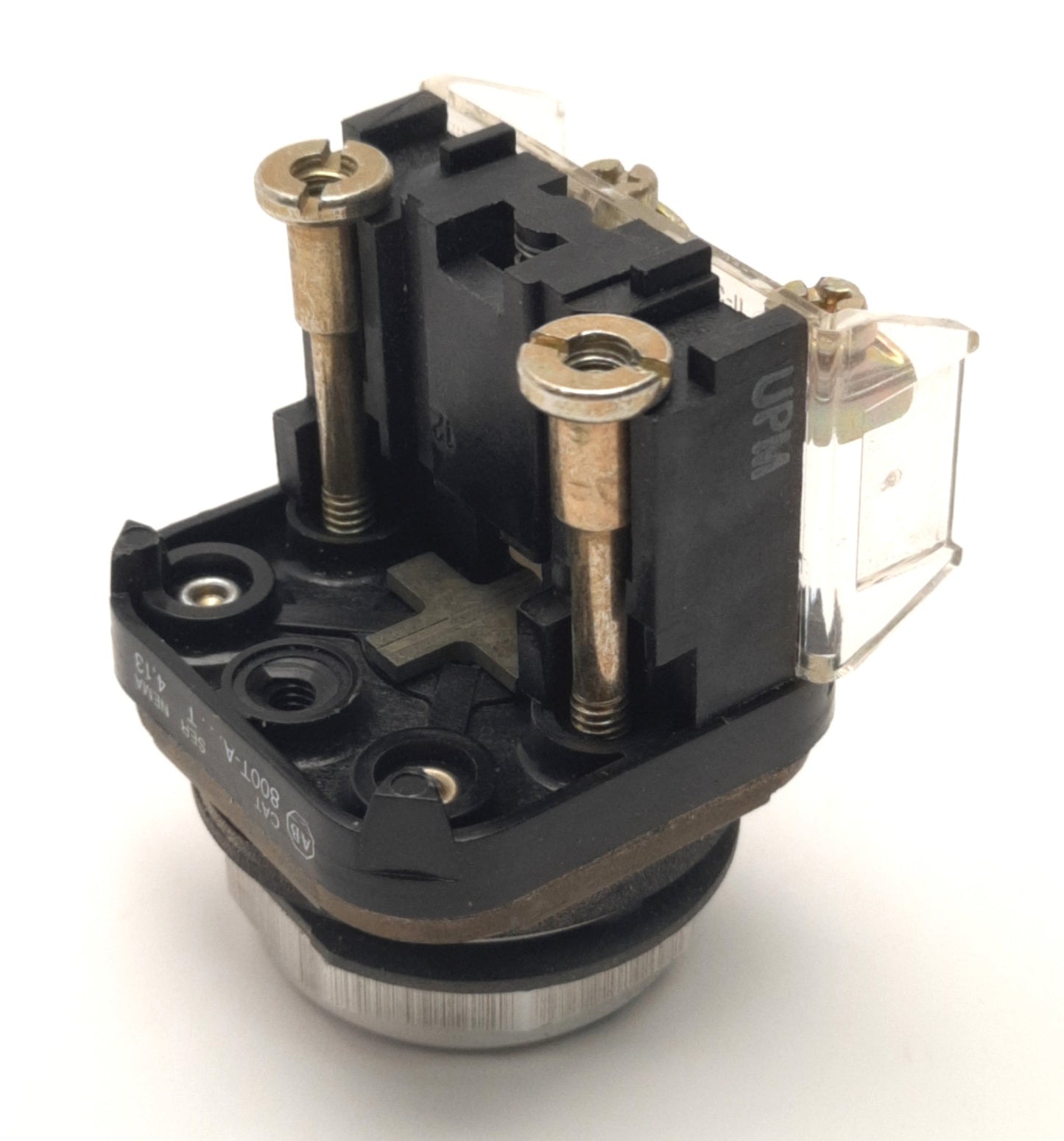 Used Allen Bradley 800T-A T Push Button, Green, Momentary N/O, 30mm, 600v