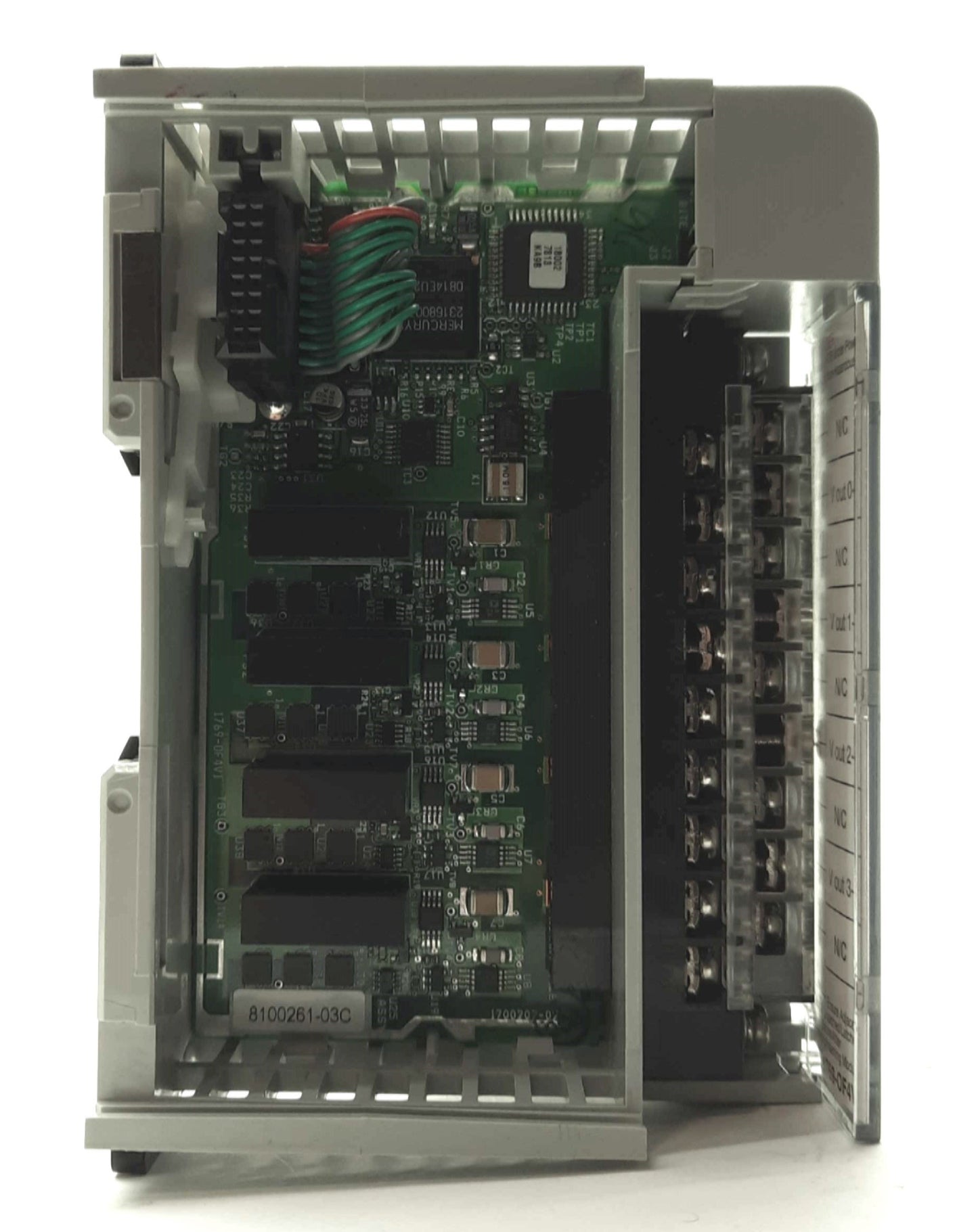 Used Allen Bradley 1762-OF4VI Ser A Rev 2 Isolated Analog Output Module, 4pt, ±10VDC