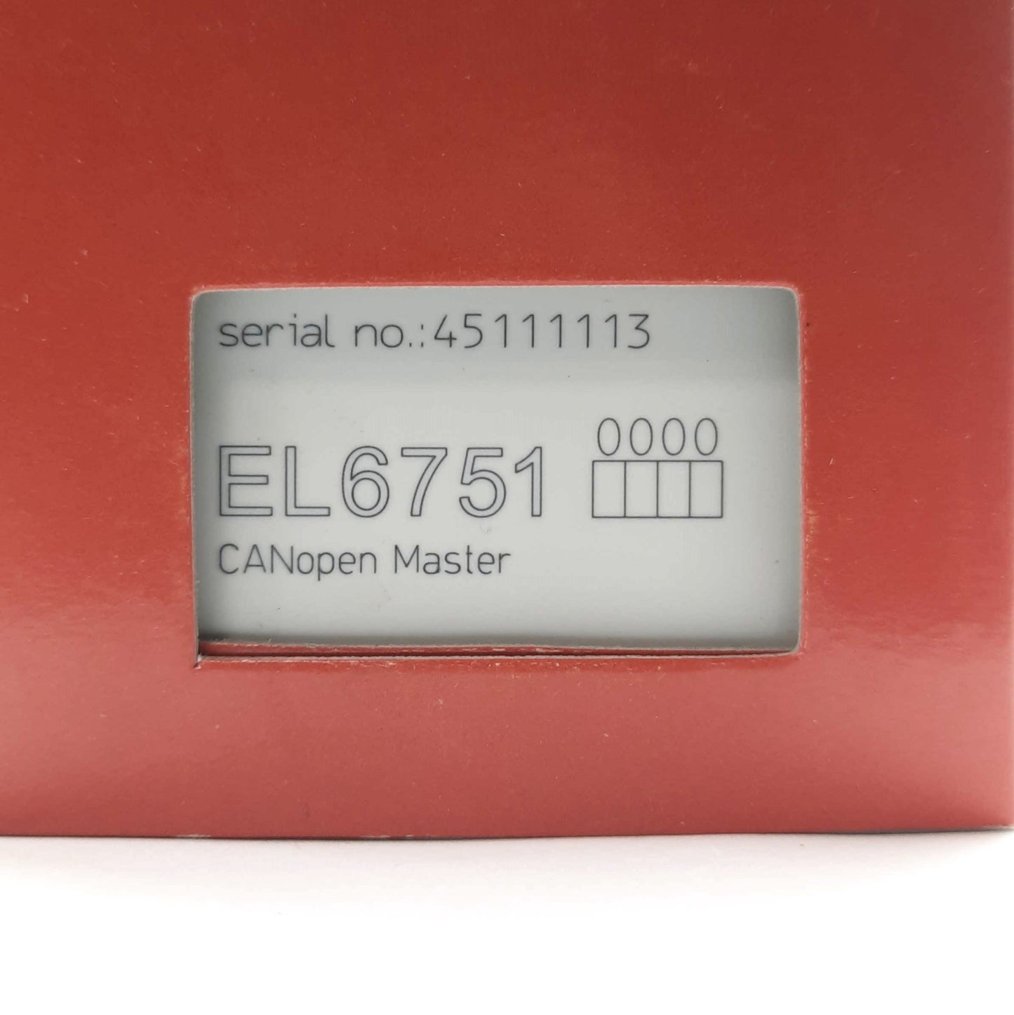 New Beckhoff EL6751 EtherCAT CANopen Master Terminal, 1-Channel, 9-Pin D-Sub Male