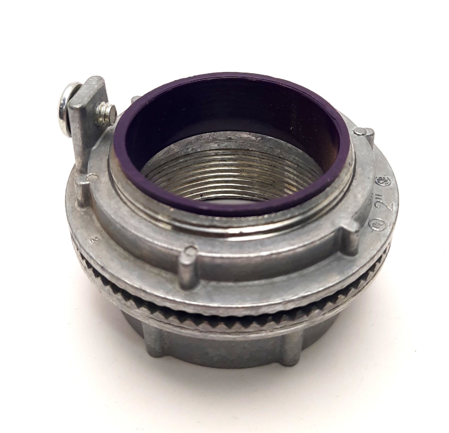 Used Hubbell WH-6G Watertight Conduit Hub 2" Size, 1.9" Length, Grounded, 2"-11-1/2