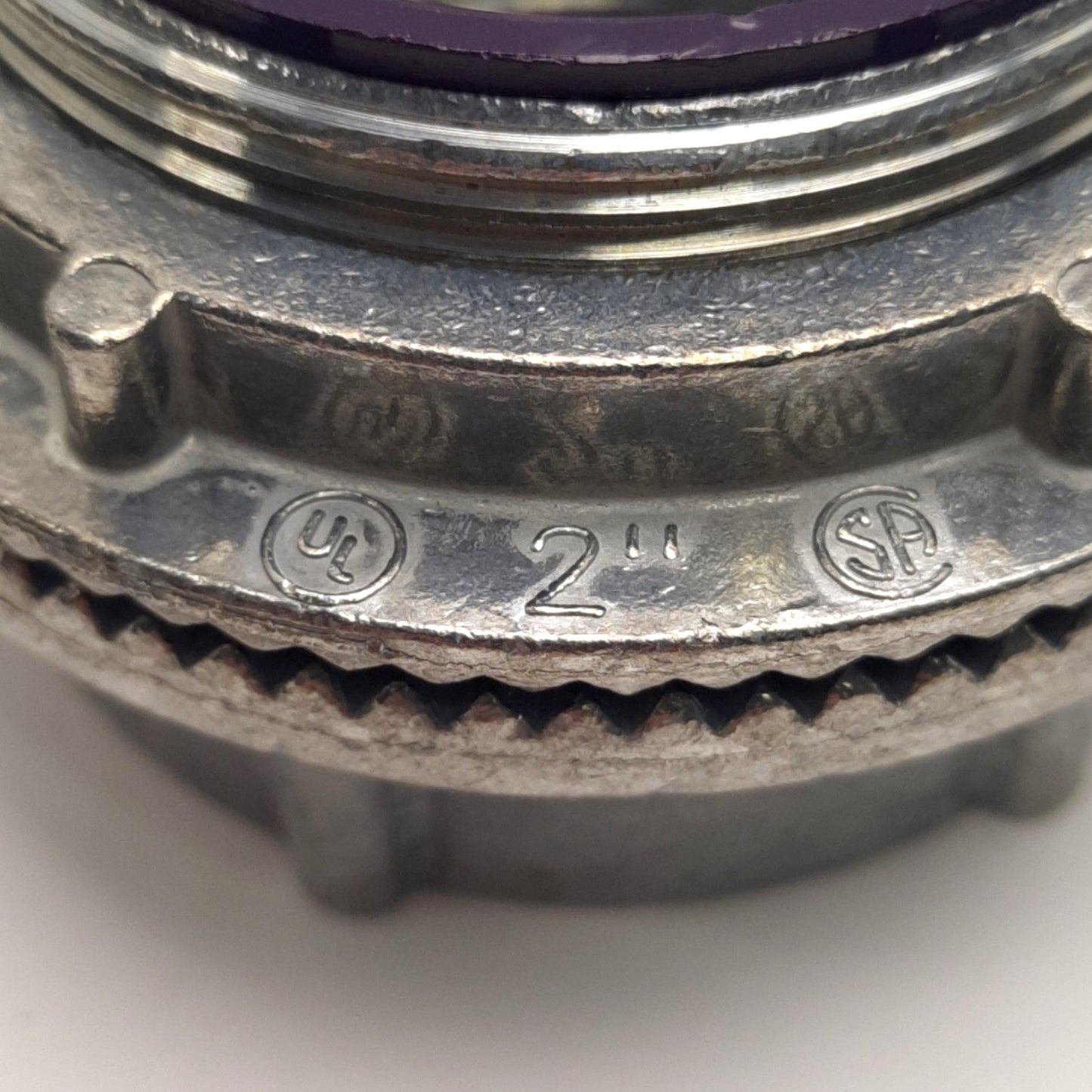 Used Hubbell WH-6 Watertight Conduit Hub 2" Size, 1.9" Length, 2"-11-1/2