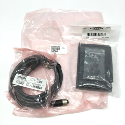 New – Open box Banner IVURDM-QDK-806RA iVu Display Mounting Bracket, Stylus & Cordset 8-Pin M12