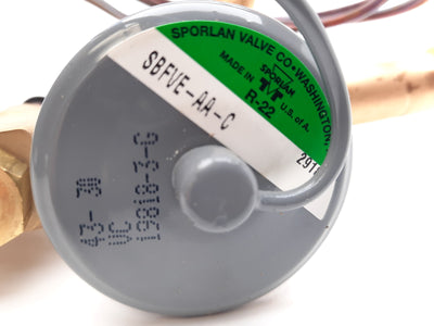 New Sporlan SBFVE-AA-C ODF Thermal Expansion Inlet 3/8" ODF, Outlet 1/2" ODF
