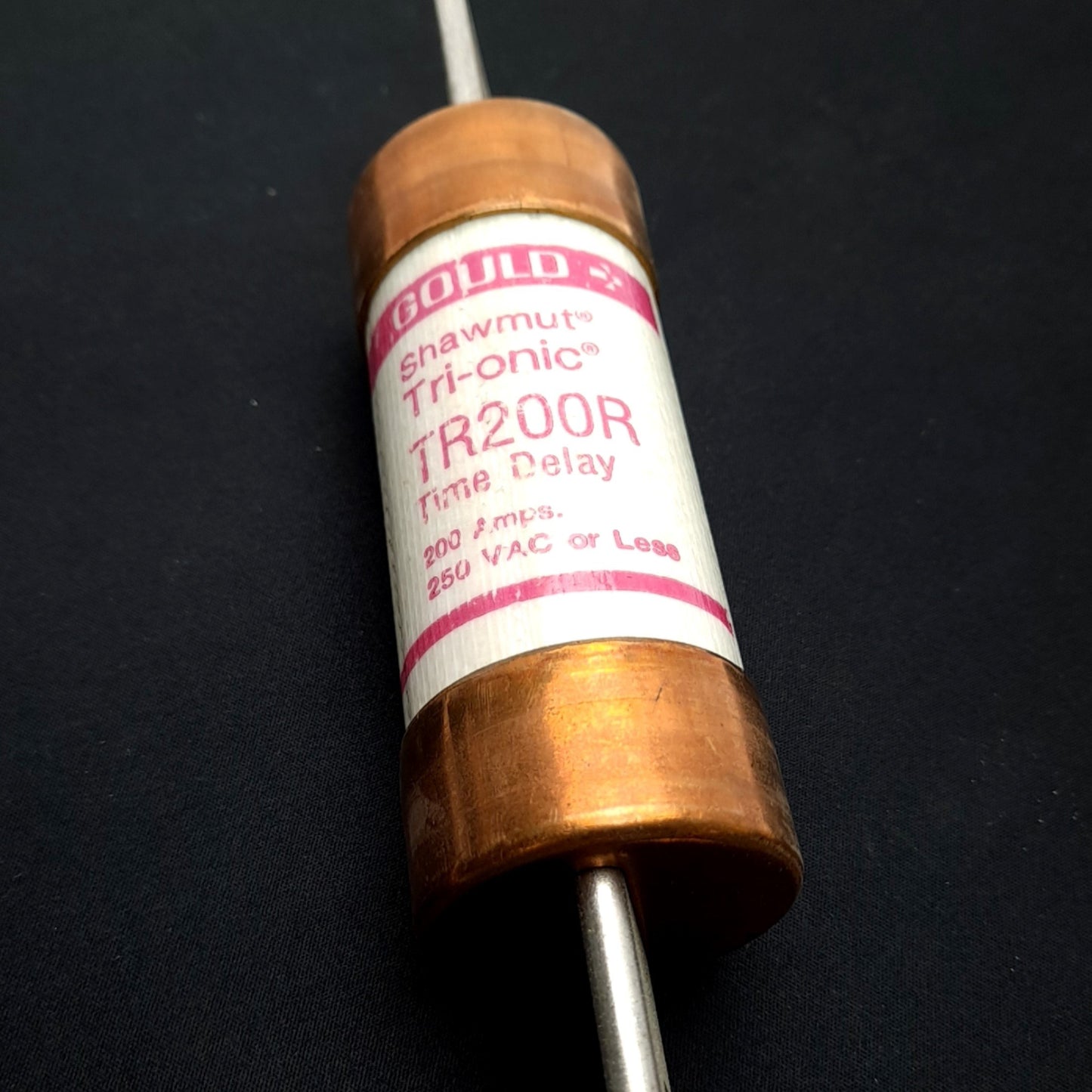 New Gould-Shawmut TR200R Tri-onic Time Delay Fuse, Rating: 200A 250VAC, RK5 Class