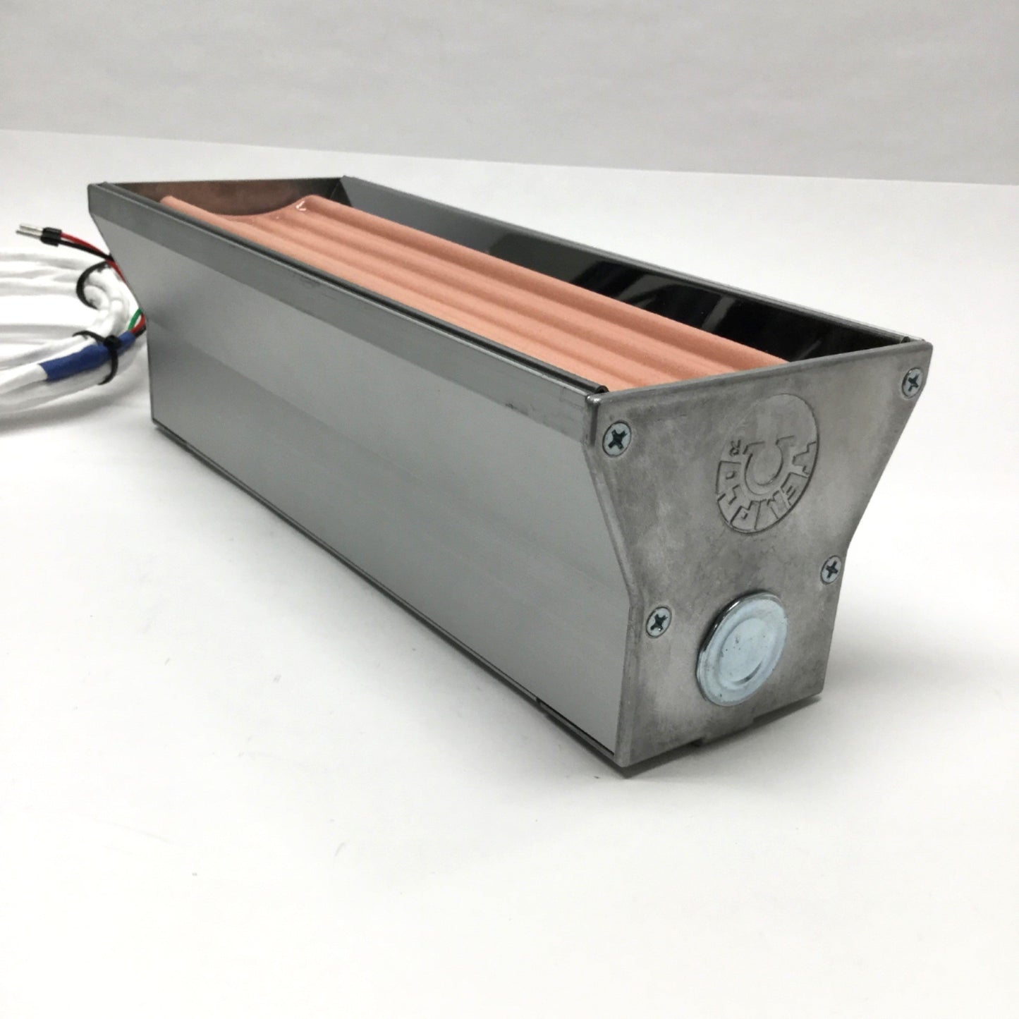 Used TEMPCO CRA10004 Linear Ceramic E-Mitter IR Heating Array, 10" L, 1000W, 230VAC