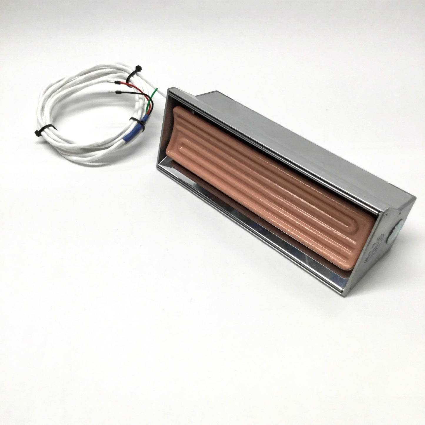 Used TEMPCO CRA10004 Linear Ceramic E-Mitter IR Heating Array, 10" L, 1000W, 230VAC