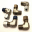 Used Lot of 5 Eaton 7405x6x6 WeatherHead Ermeto Male Elbow, 3/8" NPT to 3/8" Flareles