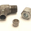 Used Lot of 5 Eaton 7405x6x6 WeatherHead Ermeto Male Elbow, 3/8" NPT to 3/8" Flareles