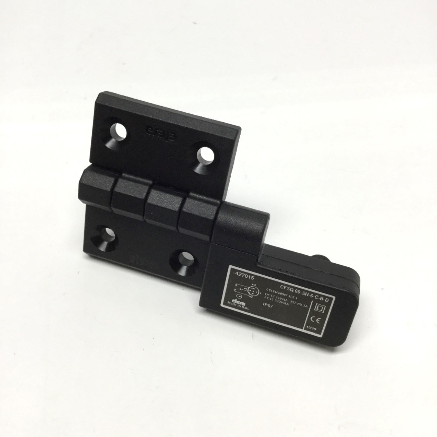Used Elesa CFSQ.60-SH-6-C-B-D 427015 Hinged Safety Interlock Switch SPDT 400VAC 4A