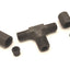 Used Lot of 4 Eaton 7605x4x4 Weatherhead Male Branch Tee 1/4" NPT to 1/4" Flareless