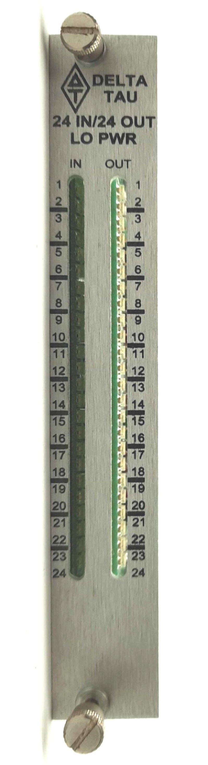 Used Delta Tau 603307-102 3U, 24 IN/24 OUT ACC-11E OPTO I/O Relay Interface