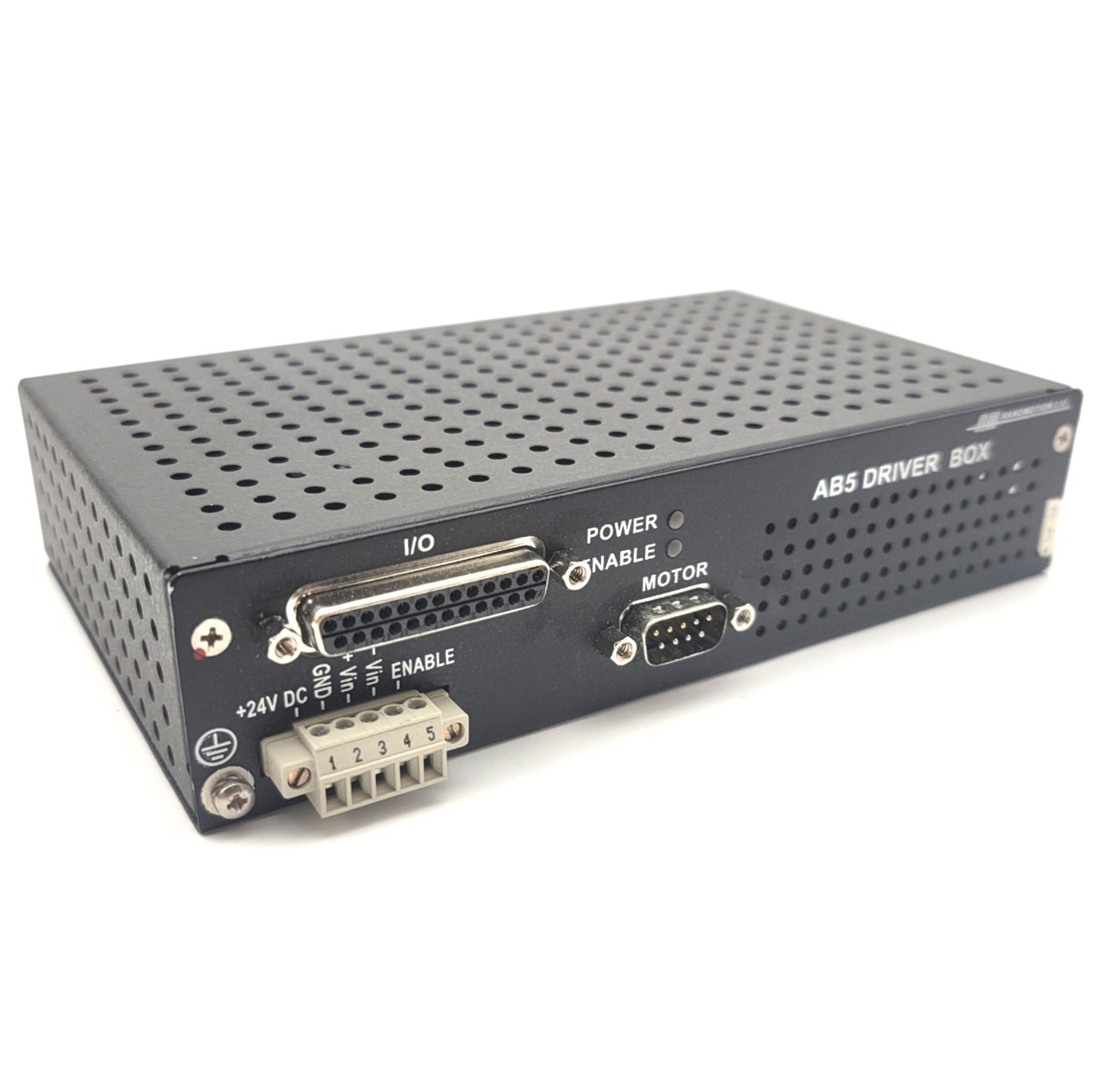 Used Nanomotion AB5 HR E16 V3.2 Piezoelectric Driver Amplifier Box Single-Axis 24VDC