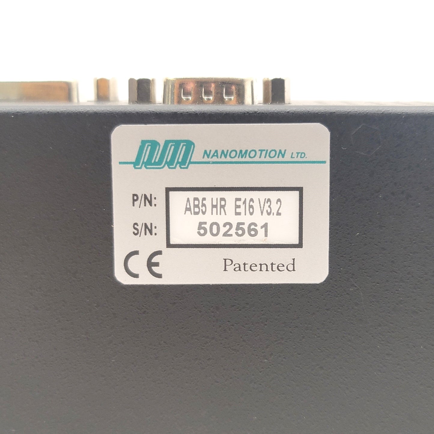 Used Nanomotion AB5 HR E16 V3.2 Piezoelectric Driver Amplifier Box Single-Axis 24VDC