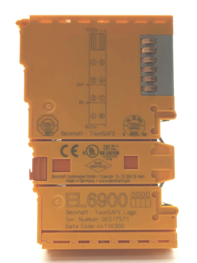 Used Beckhoff EL6900 TwinSAFE Safety Logic Terminal, EtherCAT