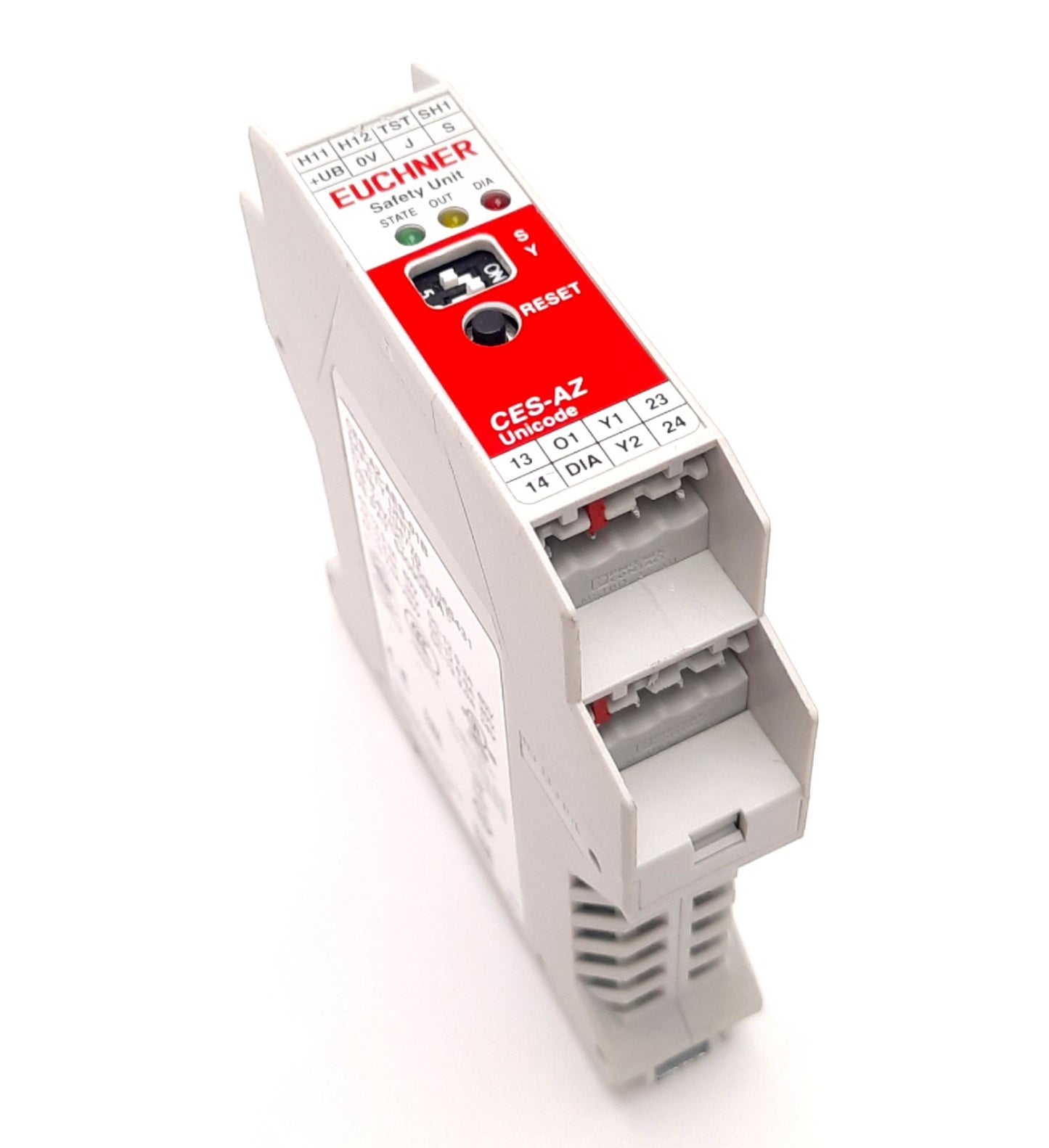 Used Euchner CES-AZ-AES-01B Evaluation Unit 150mA 24V DC, Floating Relay Output 20mA
