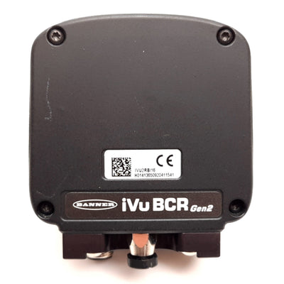 Banner IVU2RBI16 iVu BCR Gen2 Barcode Reader, IR Ring Light, 16mm Lens, 10-30VDC