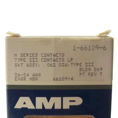 New Lot of 50 Amphenol 1-66109-6 Multimate III+ Gold Connector Socket 24-26AWG Crimp