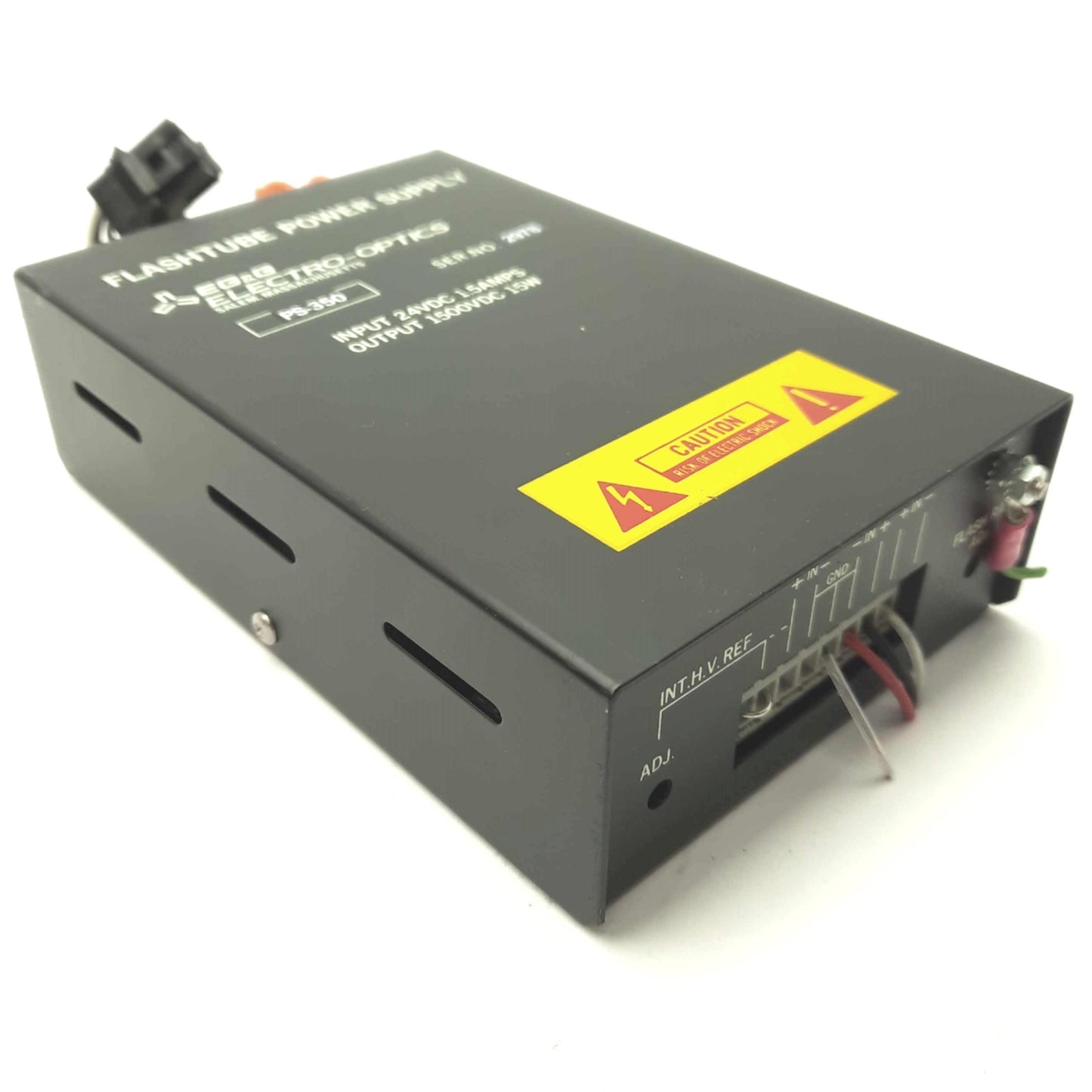 Used EG&G PS-350 Flashtube Power Supply, 24VDC 1.5A to 1500VDC 15W