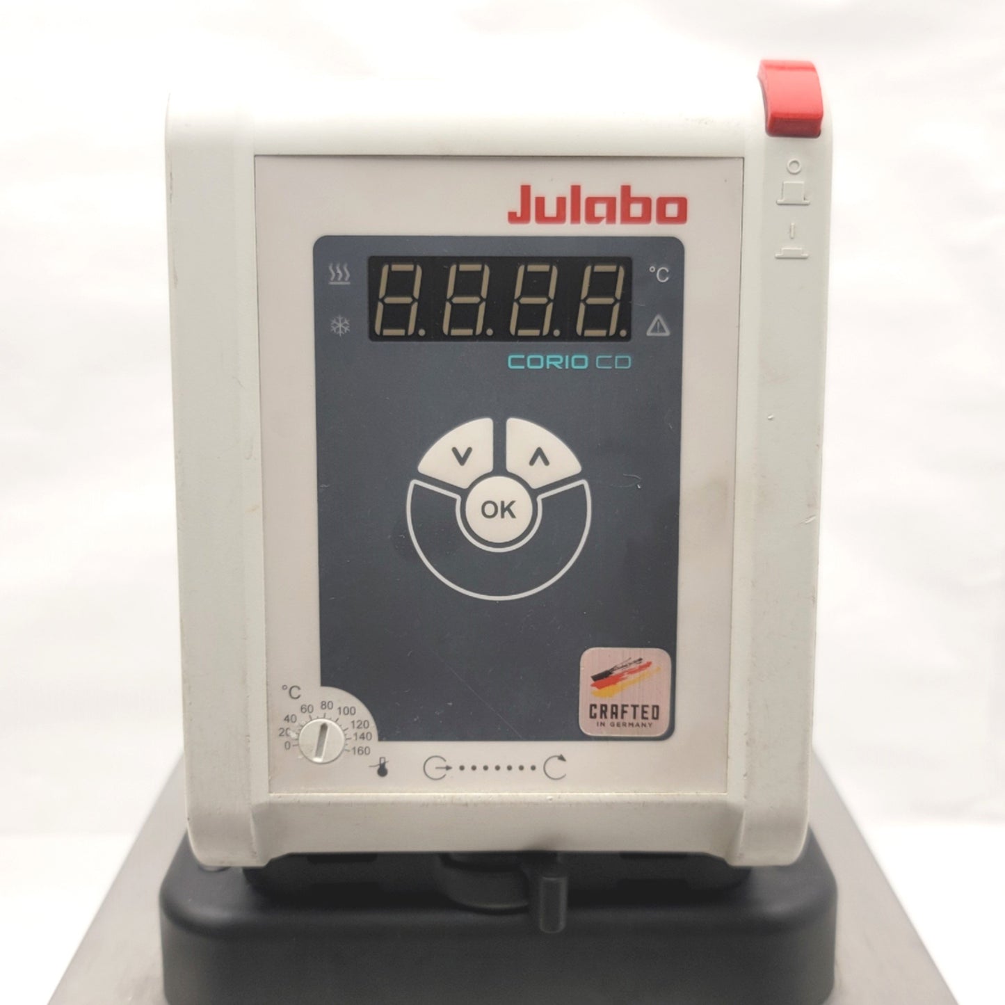 Used Julabo Corio CD-BC4 Heating Circulator With Stainless Tank 20-150°C, 115VAC 10A