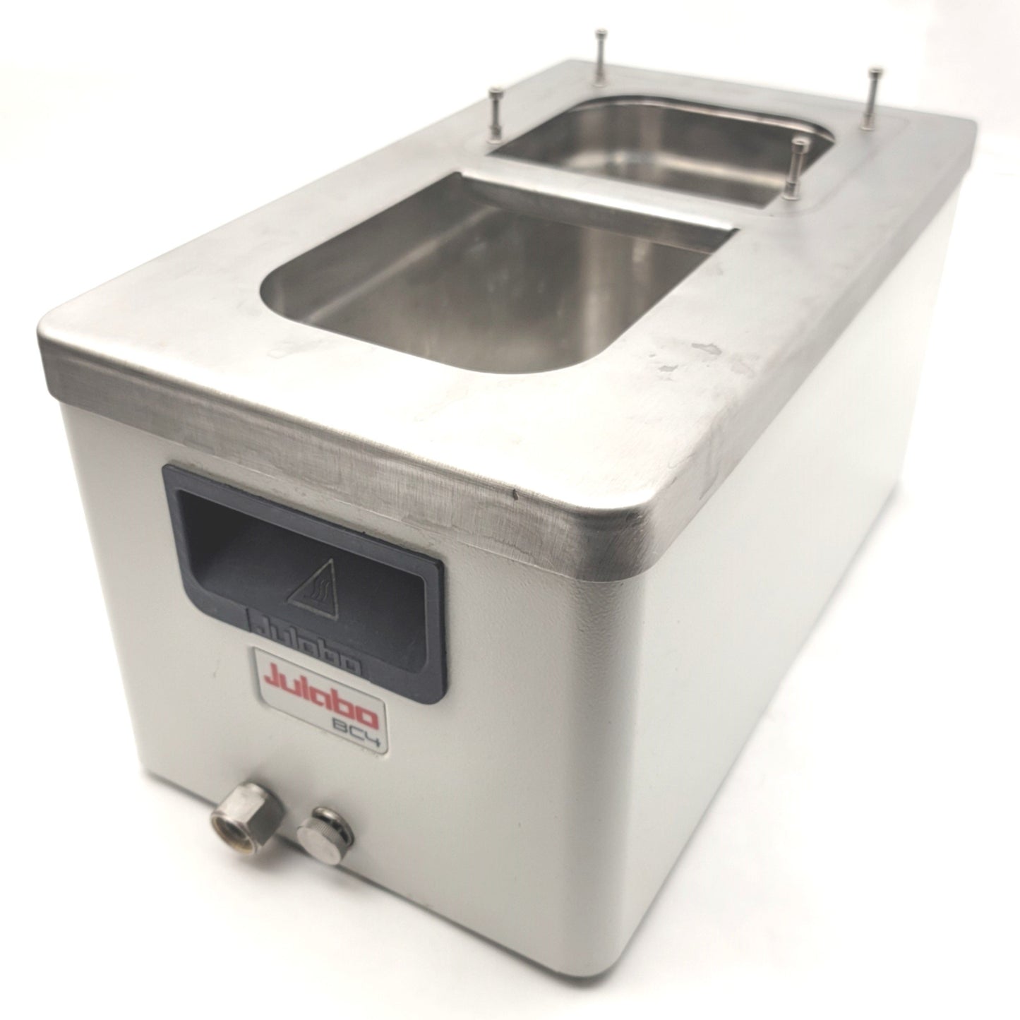 Used Julabo BC4 Stainless Steel Immersion Tank For Heating Circulator, 4L Capacity