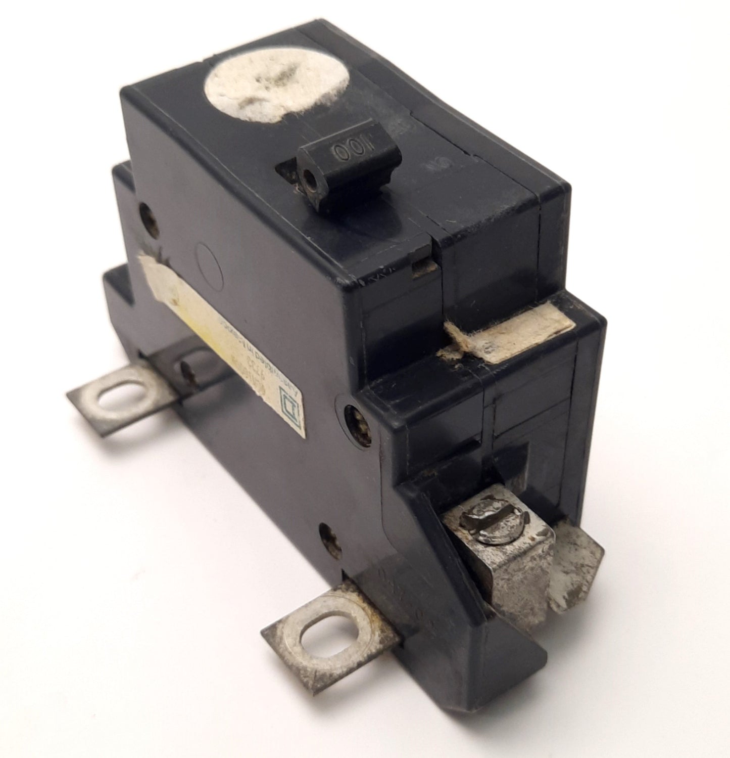 Used Square D QOM10VHCP Main Circuit Breaker 100A, 2Pole, 120/240v AC, Bolt-On Mount