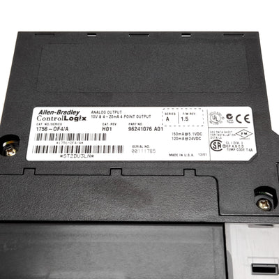 Used Allen Bradley 1756-OF4/A H01 ControlLogix Analog Output Module, 4-Point