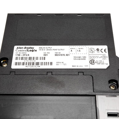 Used Allen Bradley 1756-OF4/A H01 ControlLogix Analog Output Module, 4-Point