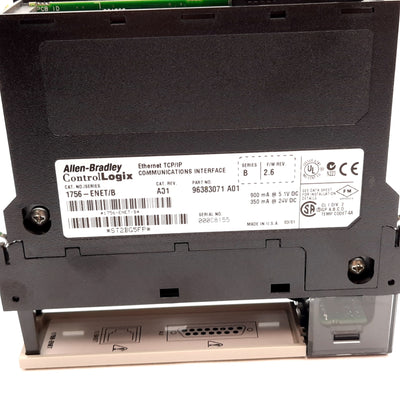 Used Allen Bradley 1756-ENET/B ControlLogix Ethernet TCIP/IP Communications Interface