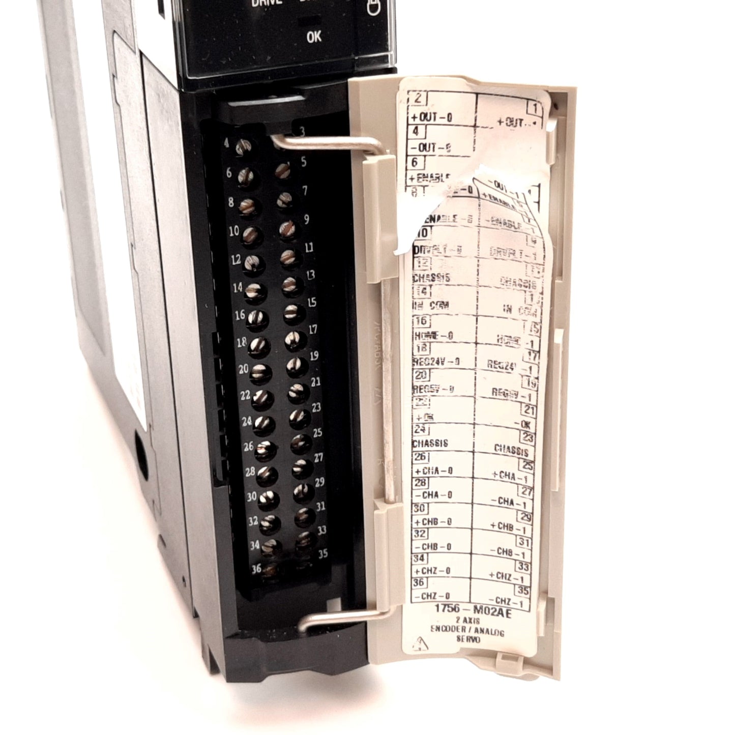 Used Allen Bradley 1756-M02AE/A D01 ControlLogix 2-Axis Servo Module, 5VDC / 24VDC