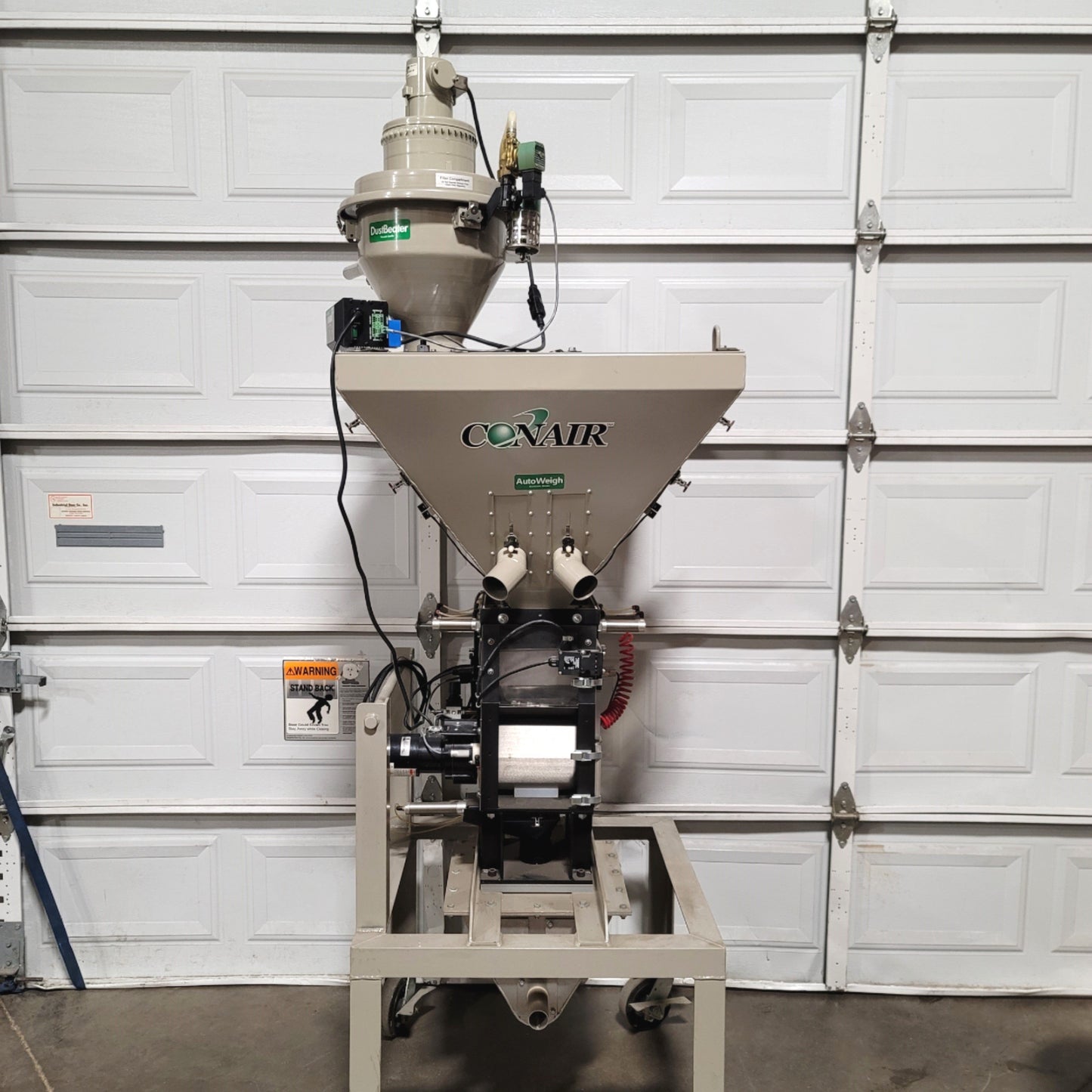 Used Conair Maguire GB/WSB 140 4-Hopper Weigh Scale Blender With Conair Loader 115VAC