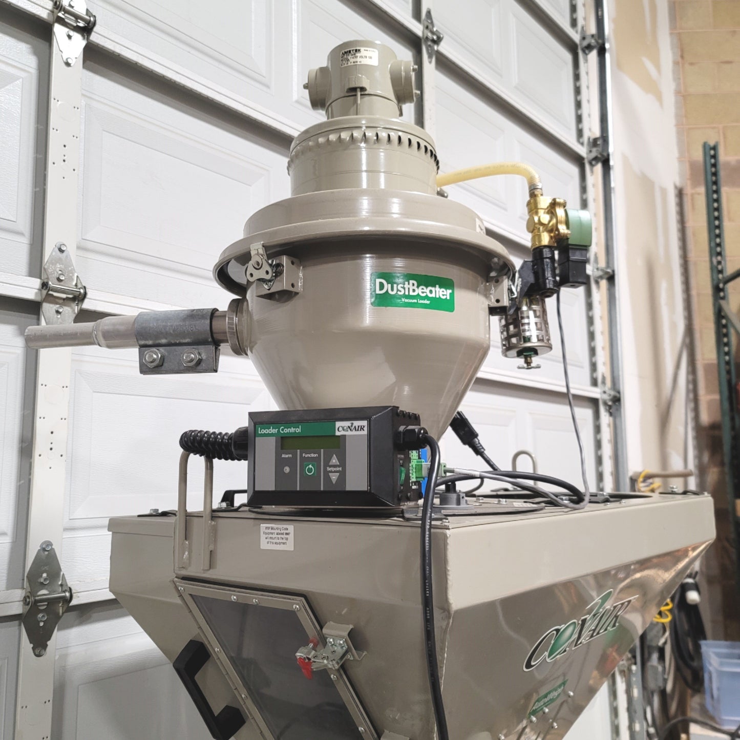 Used Conair Maguire GB/WSB 140 4-Hopper Weigh Scale Blender With Conair Loader 115VAC