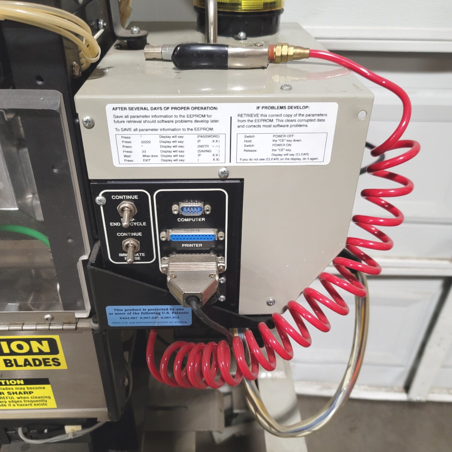 Used Conair Maguire GB/WSB 140 4-Hopper Weigh Scale Blender With Conair Loader 115VAC