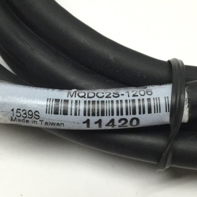 New – Open box Banner MQDC2S-1206 Single-Ended Cordset Cable, M12 12-Pin Connector, 6ft Long