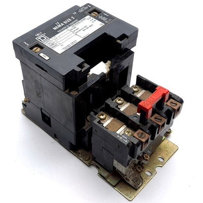 Used Square D 8536SD01 Starter 600V AC Max, 25HP @ 575v AC, NEMA Size 2*No Coil*