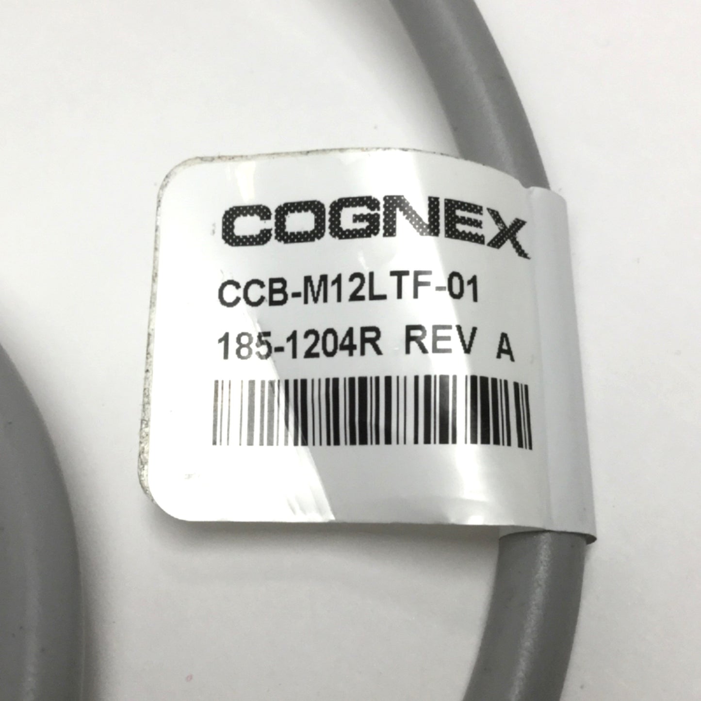 Used Cognex CCB-M12LTF-01 In-Sight Vision Light Power/Strobe Control Cable, M12 5-Pin