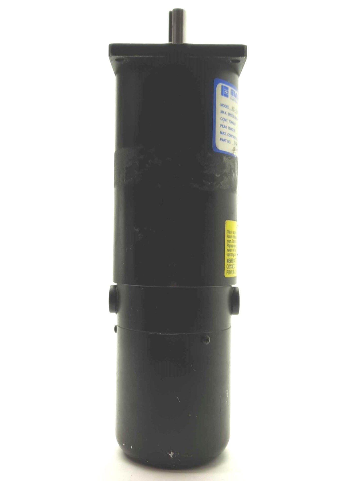 Used Emerson RT-310S Servo Motor, 10in-lbs Torque, 3000RPM, 1/2" Shaft, 3.25" Mount